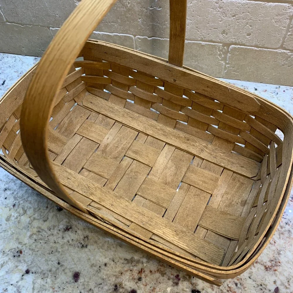 Vintage Longaberger Rectangle Basket 1985 #2